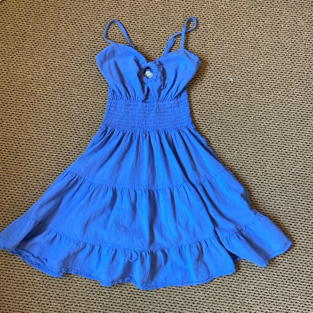 Blue purple dress